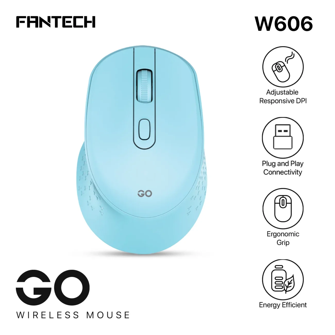 Fantech-Go-W606-Wireless-Mouse-Blue