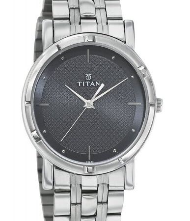 Titan Karishma Analog Black Dial Men’s Watch – 1639SM02