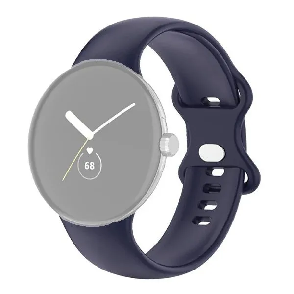 Google Pixel Smartwatch Soft Silicone Straps- Blue
