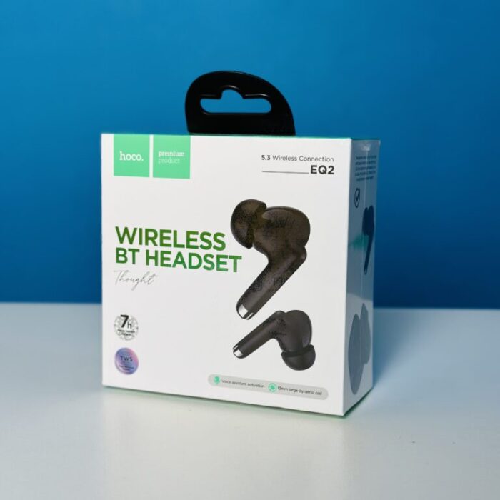 HOCO EQ2 True Wireless in Ear Earbuds – Black Color