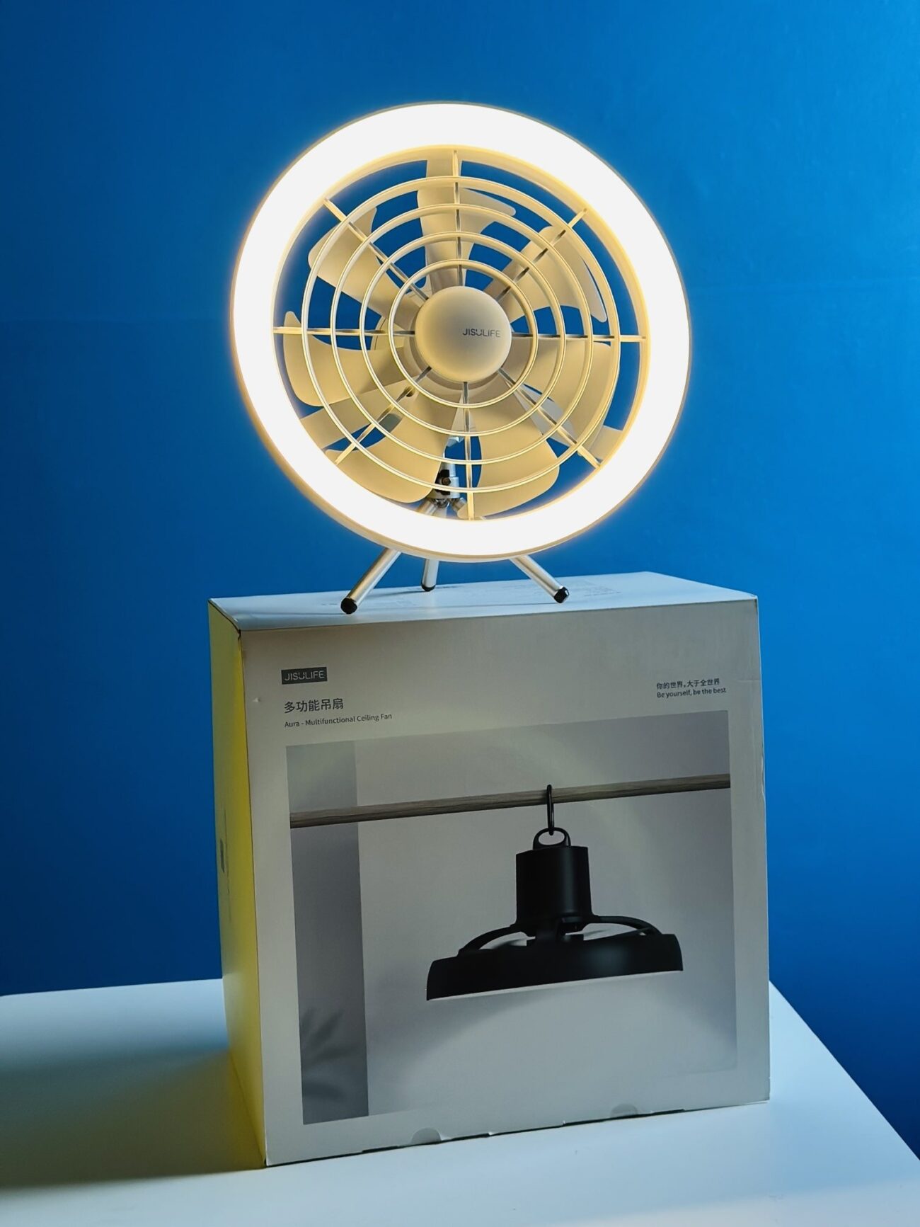 JISULIFE-FA17-Outdoor-Camping-Ceiling-Fan-LED-Light-With-Small-Large-Stand-White-Color-20 (1)
