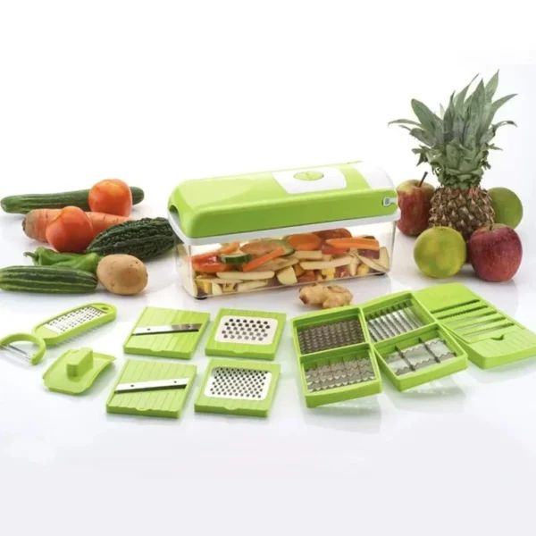 PLATINUM 16-in-1 Quicker Vegetable chipser slicer grater & Chopper Vegetable & Fruit Grater & Slicer