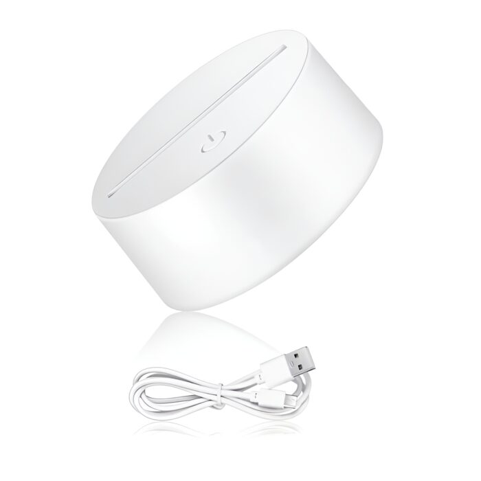 GearUP Acrylic Night Lamp (Only Base)- White