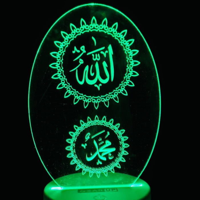 GearUP Acrylic Multicolor Night Lamp (1016916-WH)