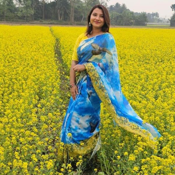 চান্দুরি সিল্ক শাড়ি - 29179