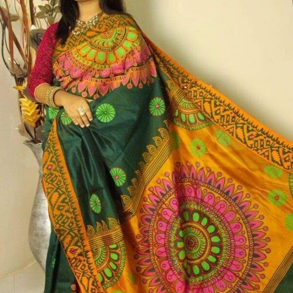 ধুপিয়ান সিল্ক শাড়ি - 28727