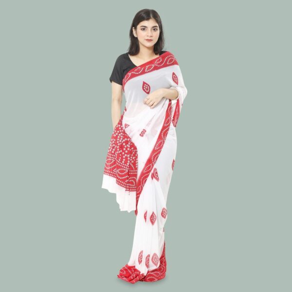 Printed Jorjet Sharee - 28418