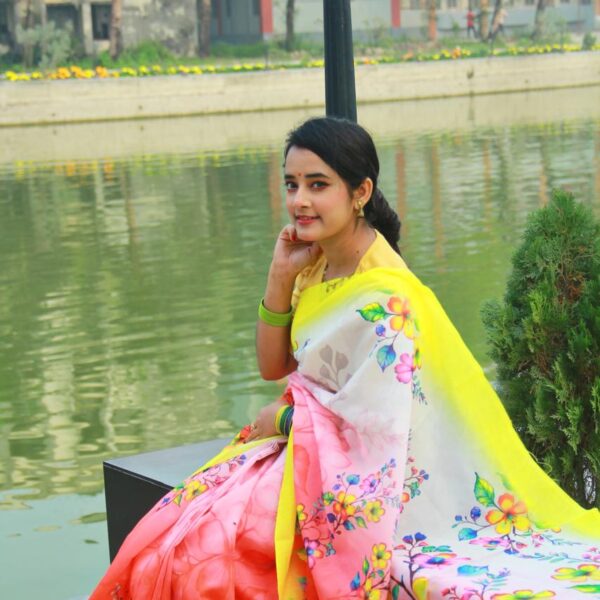 Half Silk Sharee - 28043