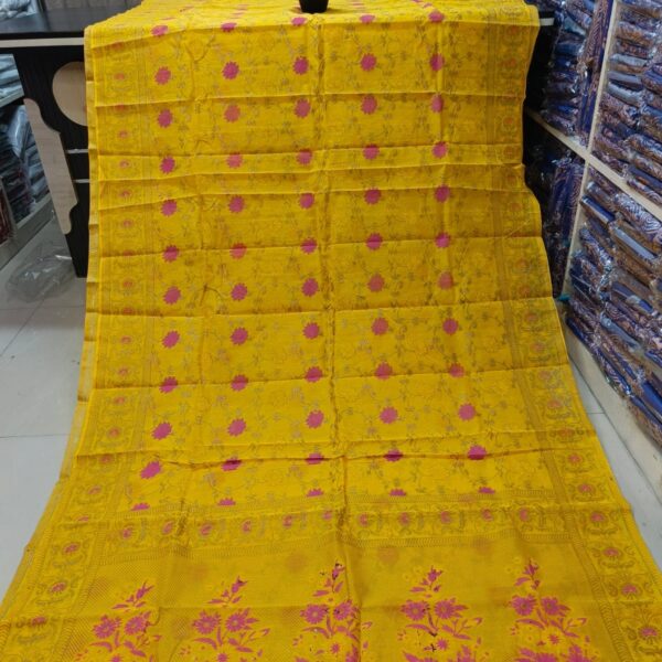 Half Silk Skin Print Sharee - 27745