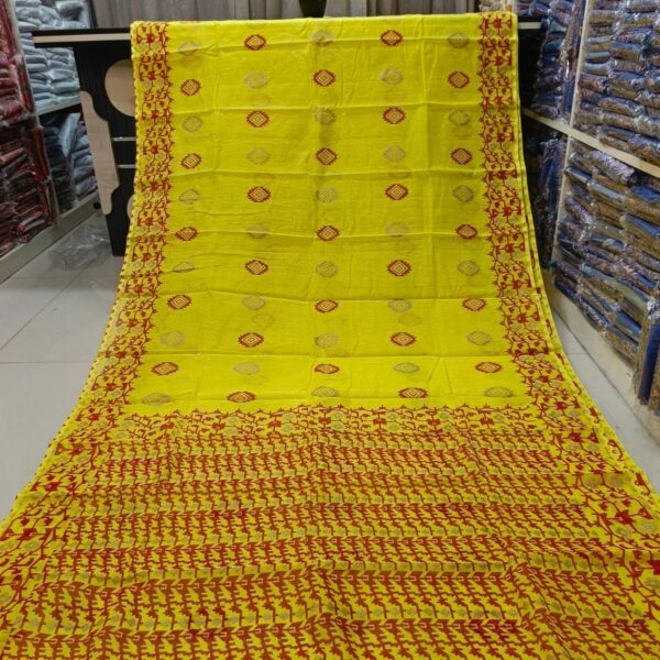 Half Silk Skin Print Sharee - 27743