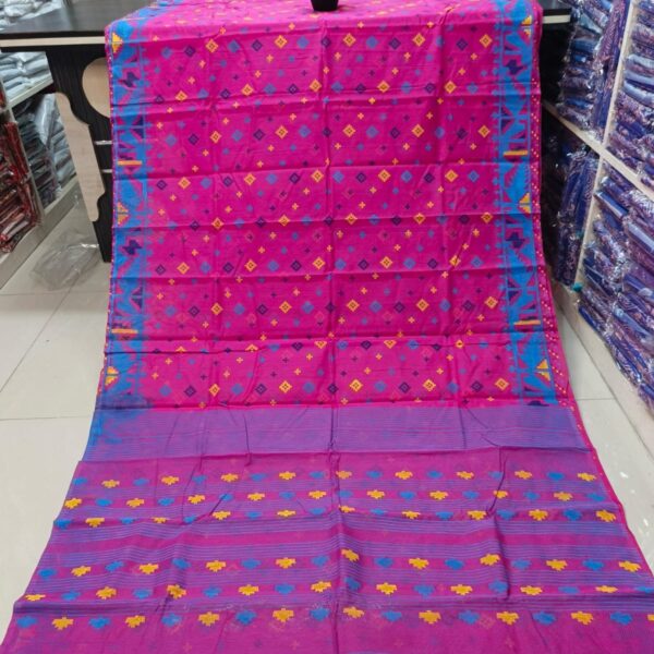 Half Silk Skin Print Sharee - 27738