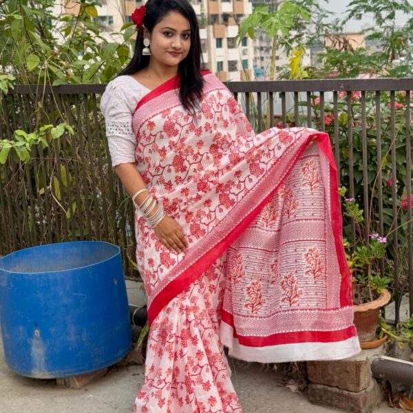 Half Silk Sharee - 27677
