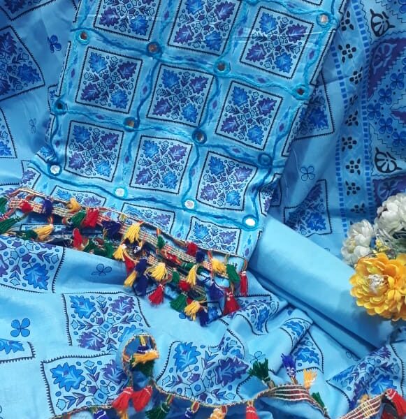 সুতি থ্রী পিছ-40289