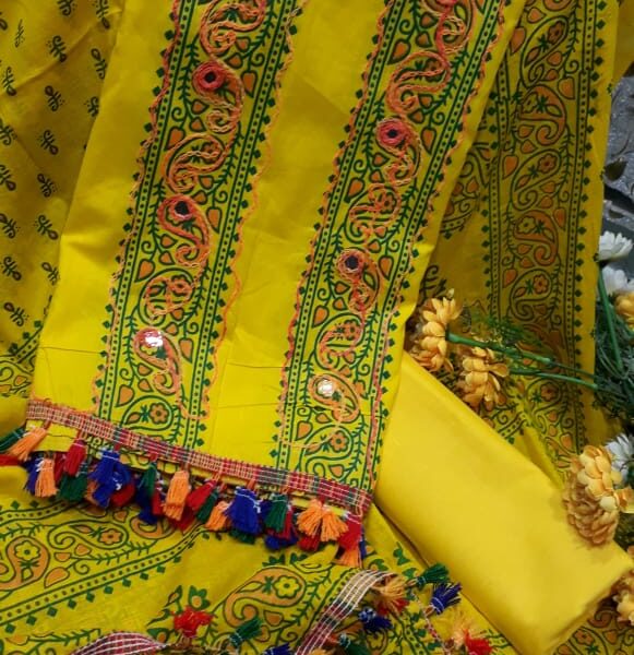 সুতি থ্রী পিছ-40297
