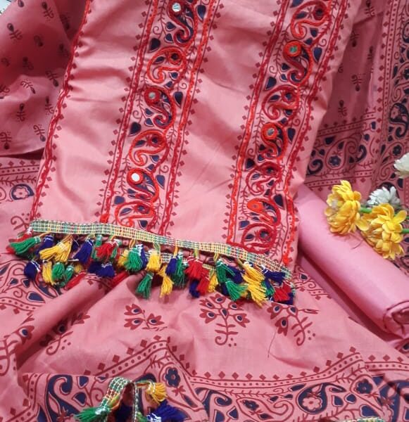 সুতি থ্রী পিছ-40295