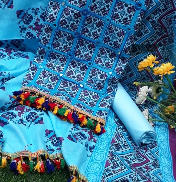 সুতি থ্রী পিছ-40296
