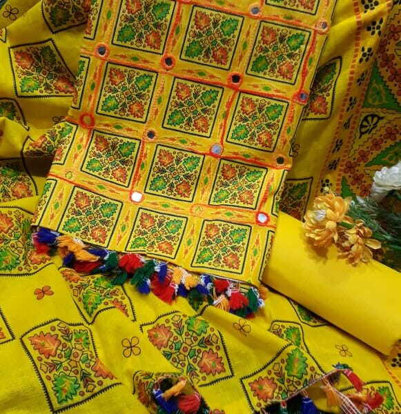 সুতি থ্রী পিছ-40294