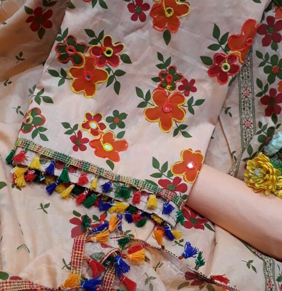 সুতি থ্রী পিছ-40284