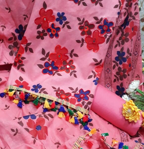 সুতি থ্রী পিছ-40283