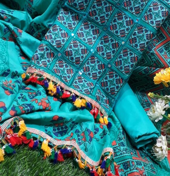 সুতি থ্রী পিছ-40282