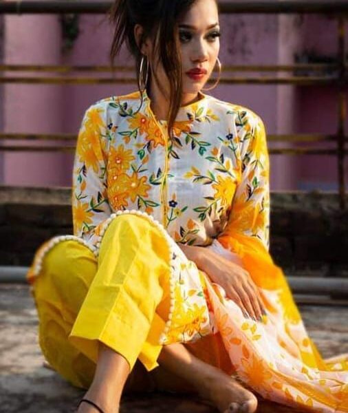 সুতি থ্রী পিছ-40255