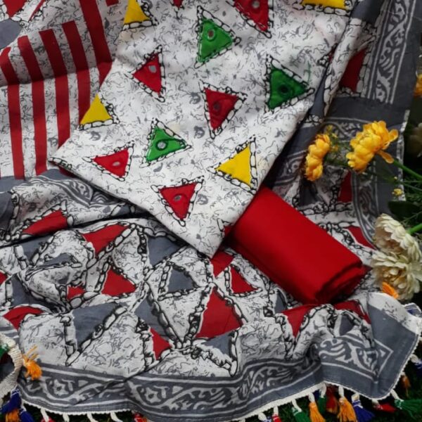 সুতি থ্রী পিছ-40265