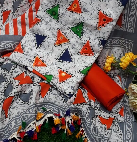সুতি থ্রী পিছ-40264