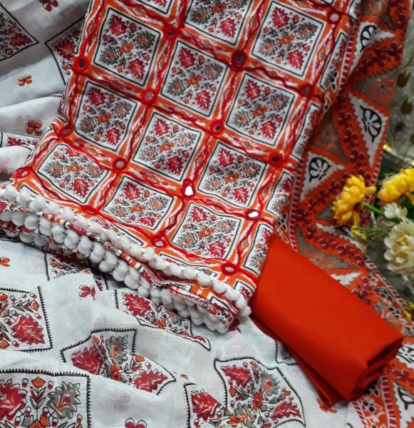 সুতি থ্রী পিছ-40233