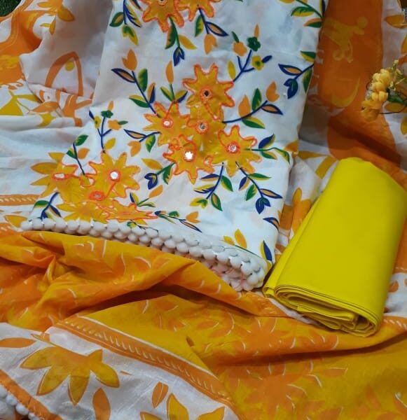 সুতি থ্রী পিছ-40214