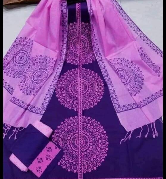 নিউ ব্লক প্রিন্ট থ্রি পিস-40181