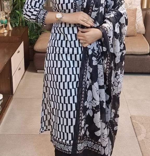 Block Print Three Piece-39961