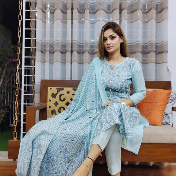 Block Print Three Piece-39965