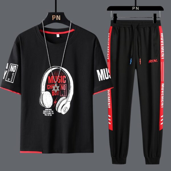 Mas T-Shirt & Full pant Set - 42709