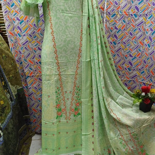 Digital Print Lone Three Piece-39905
