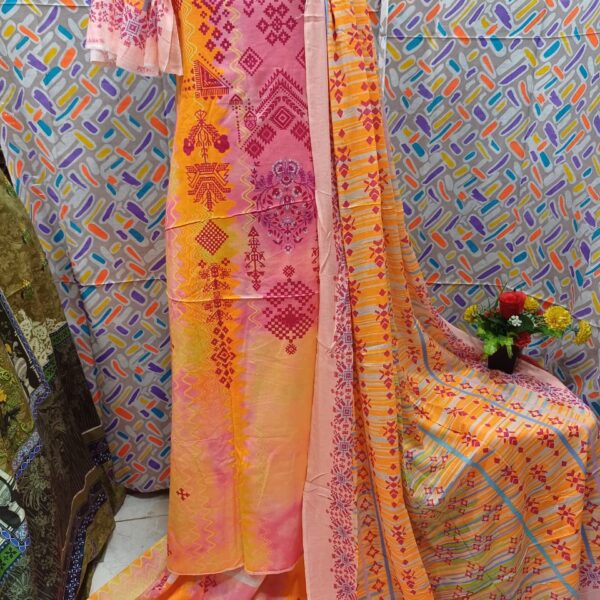 Digital Print Lone Three Piece-39903