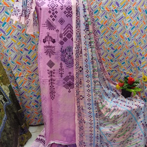 Digital Print Lone Three Piece-39901