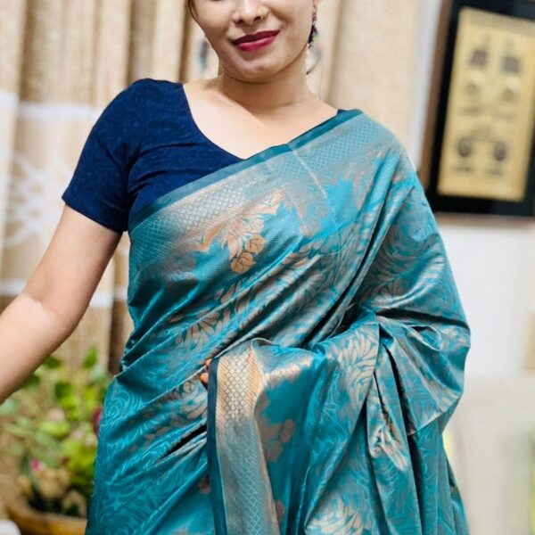 সিল্ক কাতান শাড়ি - 40889