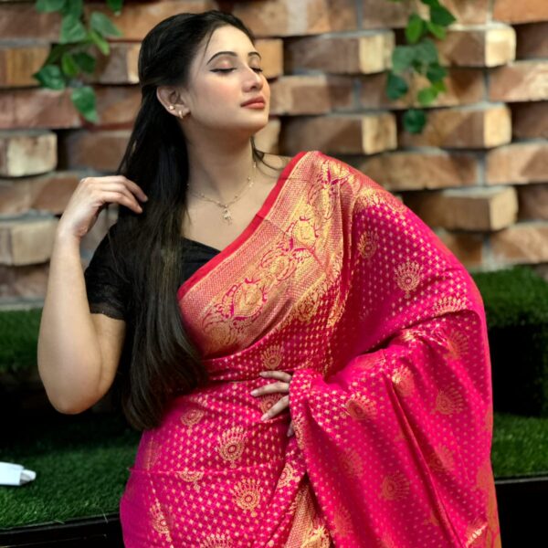 কাতান বেনারসি শাড়ি - 40827