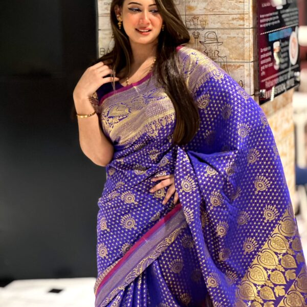 কাতান বেনারসি শাড়ি - 40802