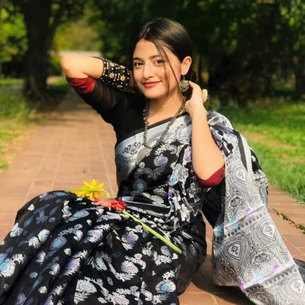 Soft silk katan sharee - 40613