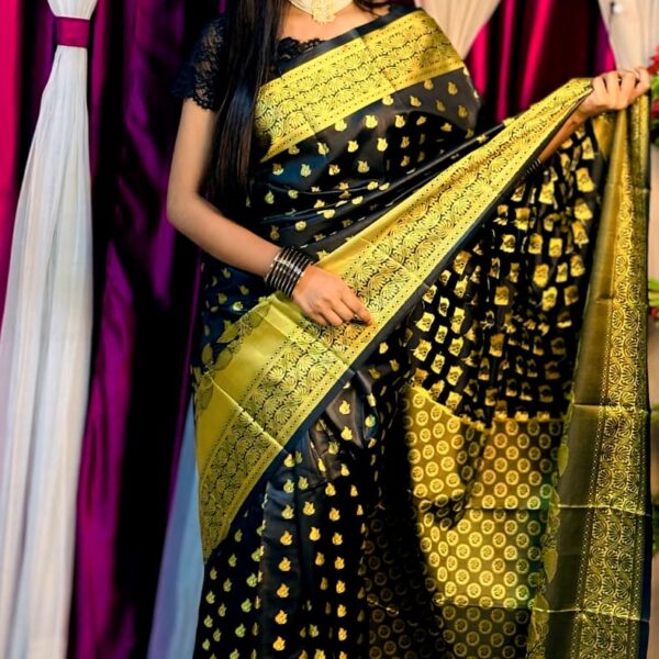 Soft silk katan sharee - 40600