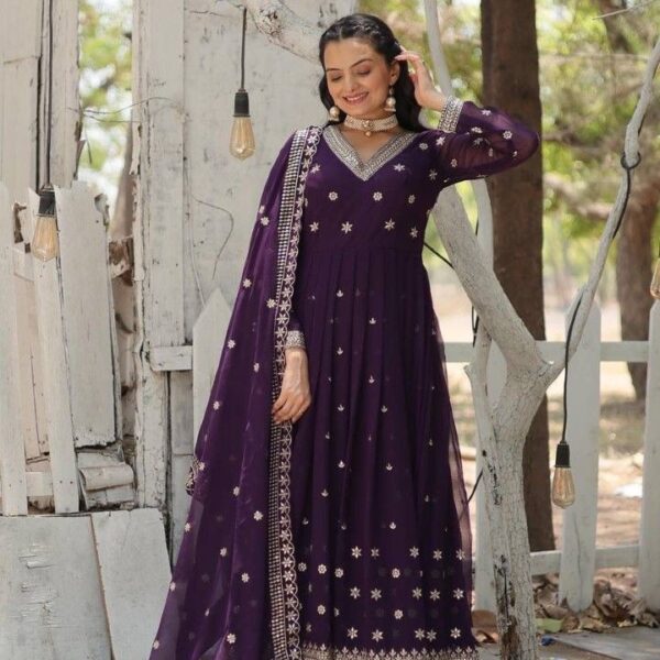 Three Piece Party Gown-41637