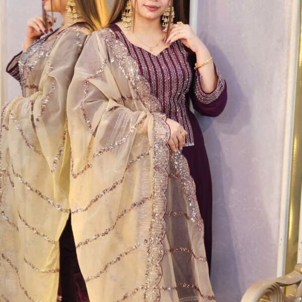 Linen Sequence Three Piece-41612