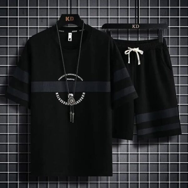 Combo Half T-Shirt And 3 Quarter Pants For Man - 43720