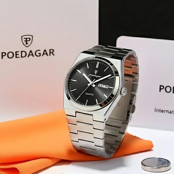 POEDAGAR High Quality Men’s Watch Quartz (1 Year Warranty)