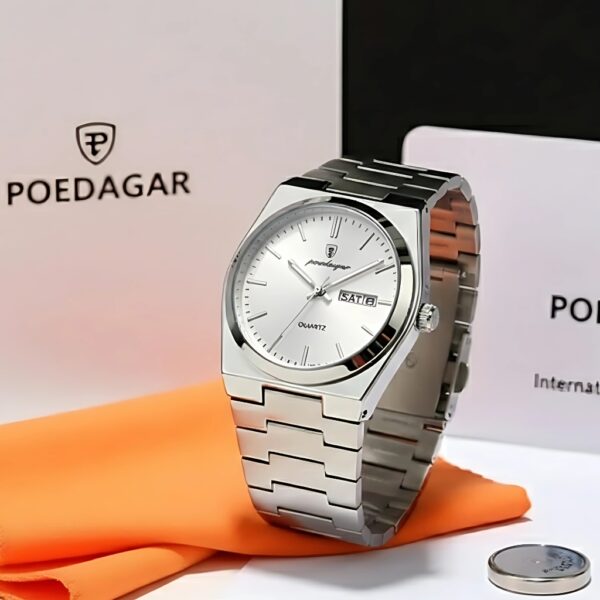 POEDAGAR High Quality Men’s Watch Quartz (1 Year Warranty)