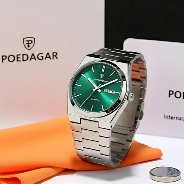 POEDAGAR High Quality Men’s Watch Quartz (1 Year Warranty)