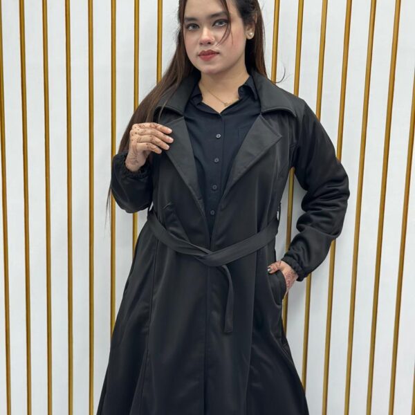 Stylish Ladies Overcoat (Belt System)