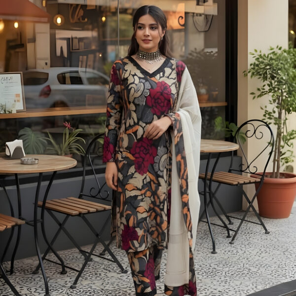 Skin Print Three Piece