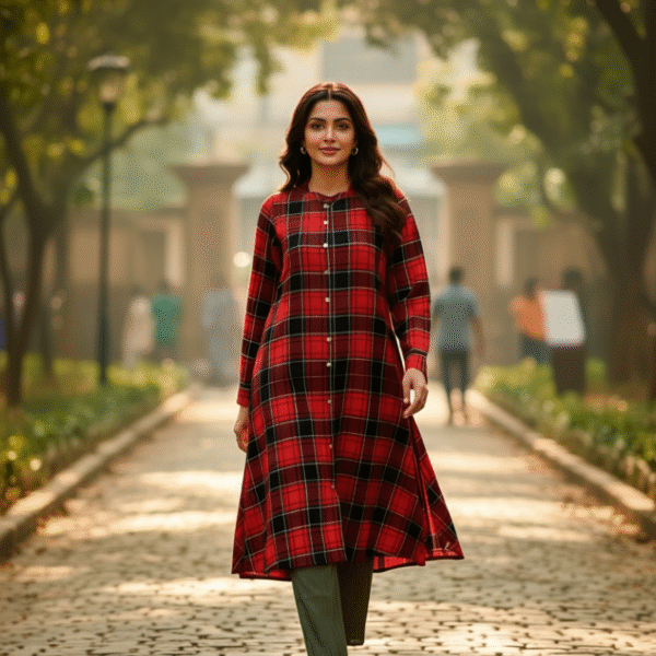 Flannel Ladies long shirt